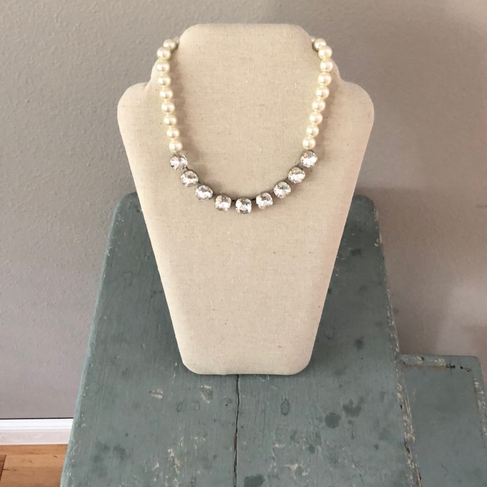 Aldo Pearl and crystal necklace